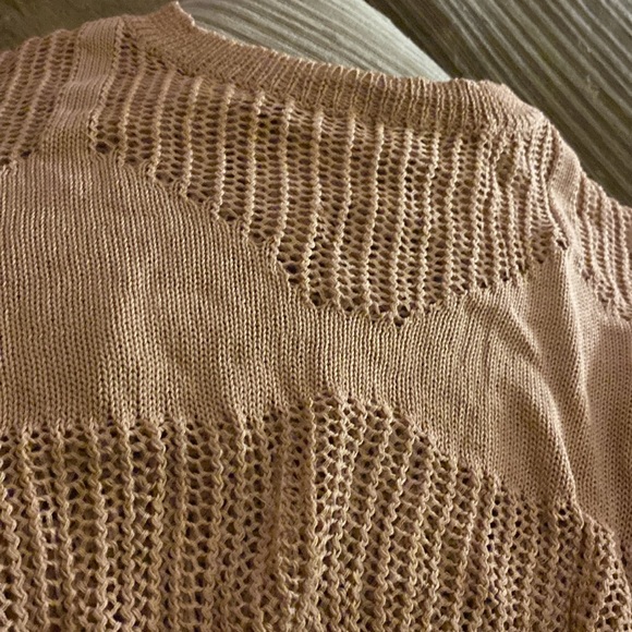 Brown Knit Cropped Sweater - Picture 2 of 6